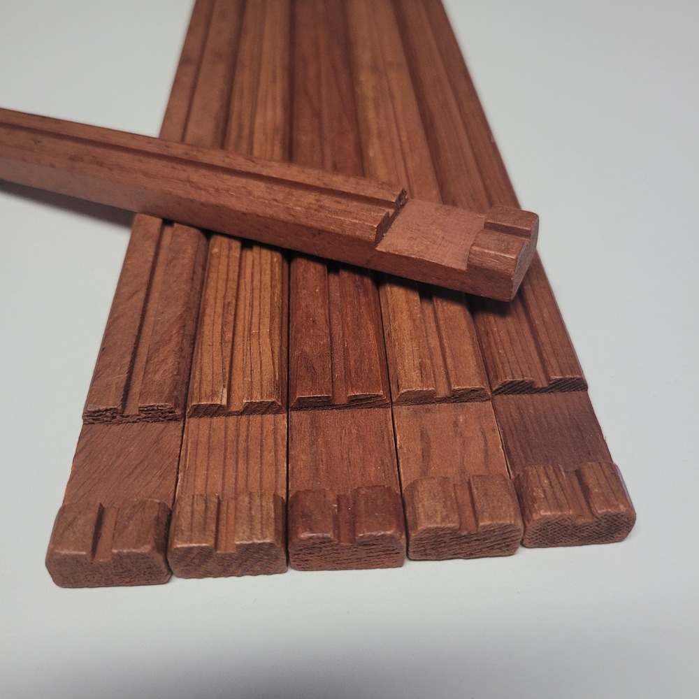 Vintage Lincoln Logs 10.5in Flat Half Log Square Slot Wood Replacement‎ Part